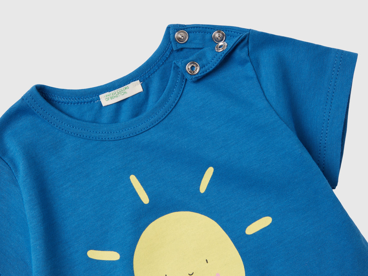 T-shirt in cotone bio con stampa