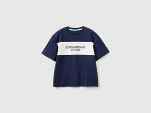 Organic cotton slogan T-shirt