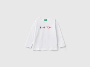 Long-sleeved organic cotton T-shirt