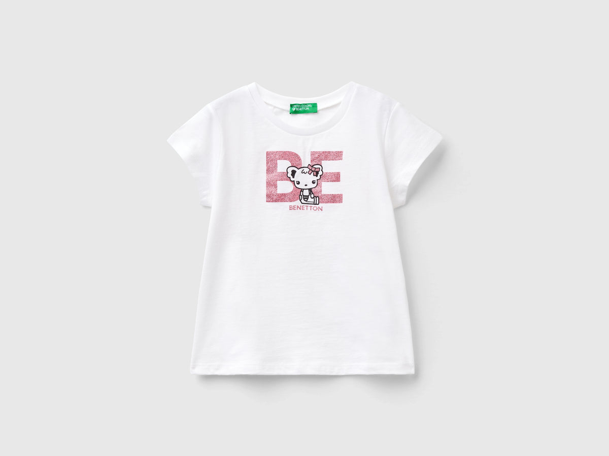 T-shirt in cotone bio con stampa