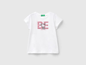 T-shirt in cotone bio con stampa