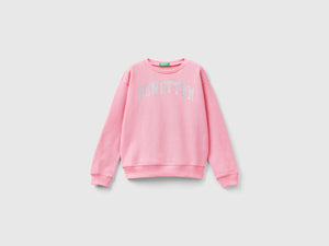 Felpa 100% cotone con logo