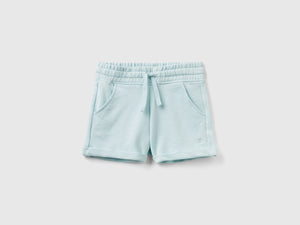 Shorts in felpa 100% cotone