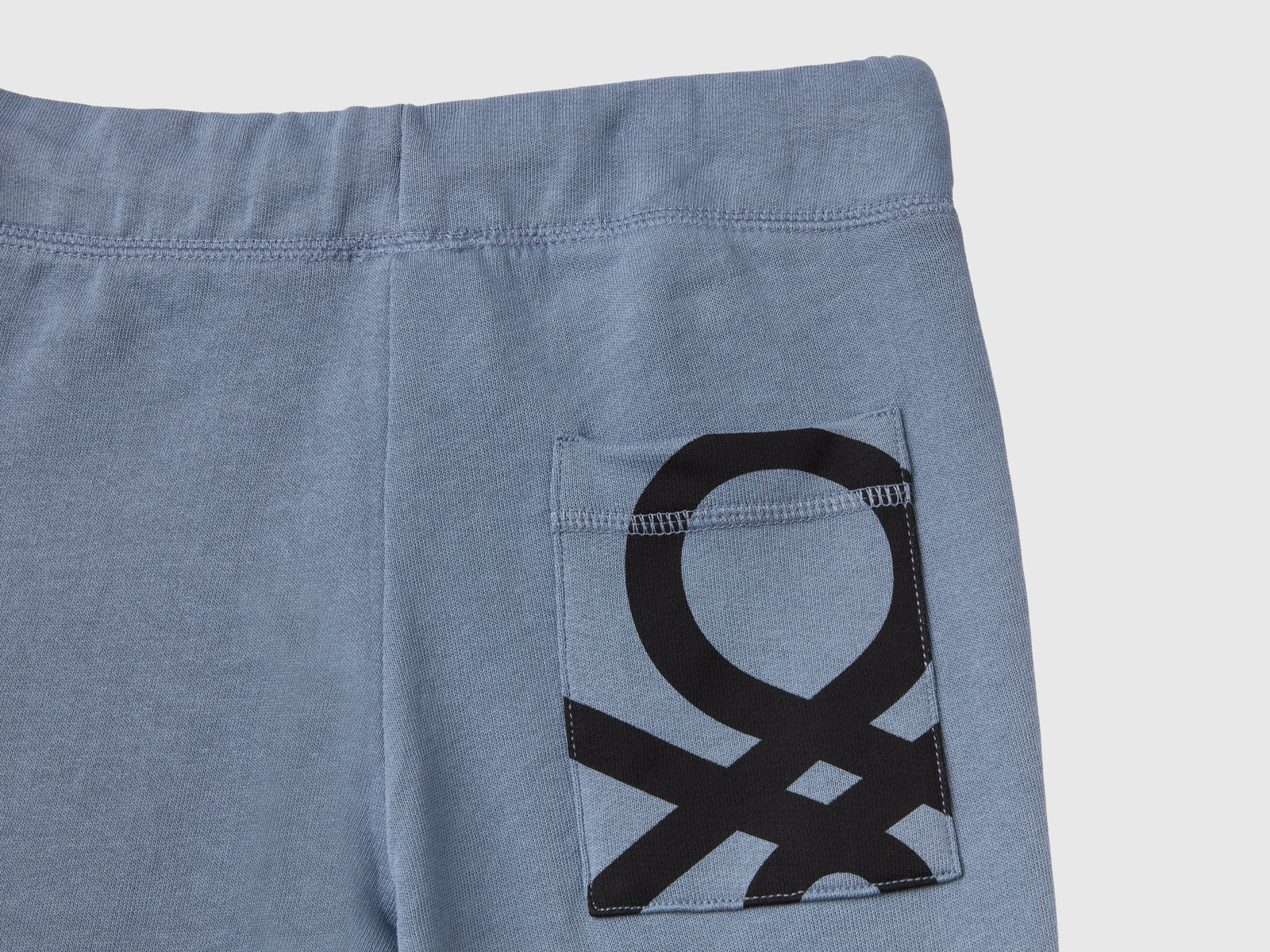 Pantaloni in felpa 100% cotone da bambino avio 3 | Benetton Outlet
