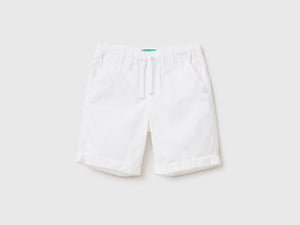 Shorts 100% cotone con coulisse