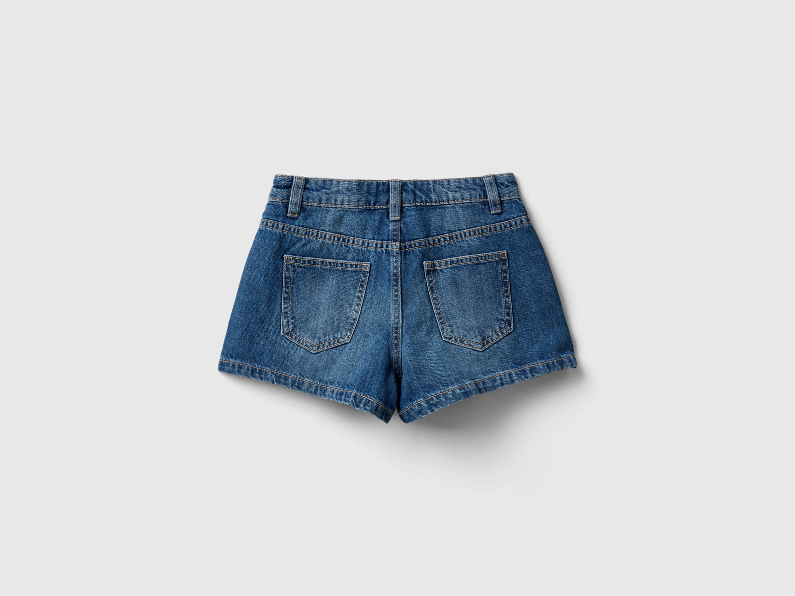 Denim culottes da bambina blu scuro 2 | Benetton Outlet