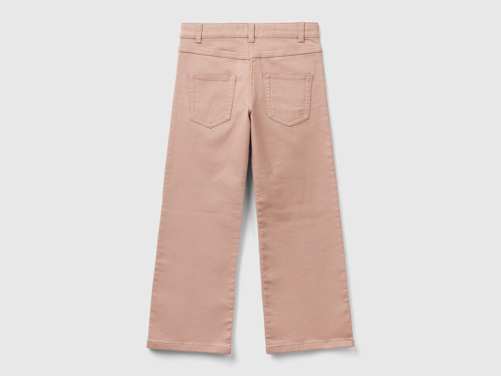 Pantalones acampanados elásticos da bambina rosa tenue 2 | Benetton Outlet