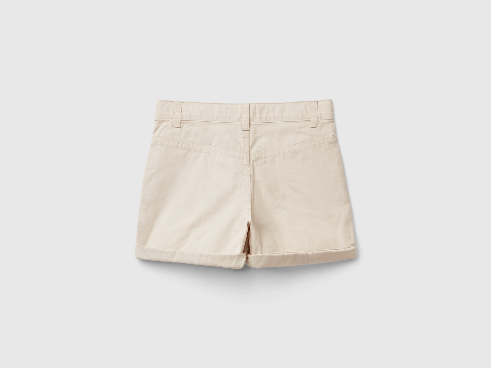 Bermuda in puro cotone da bimbo beige 2 | Benetton Outlet