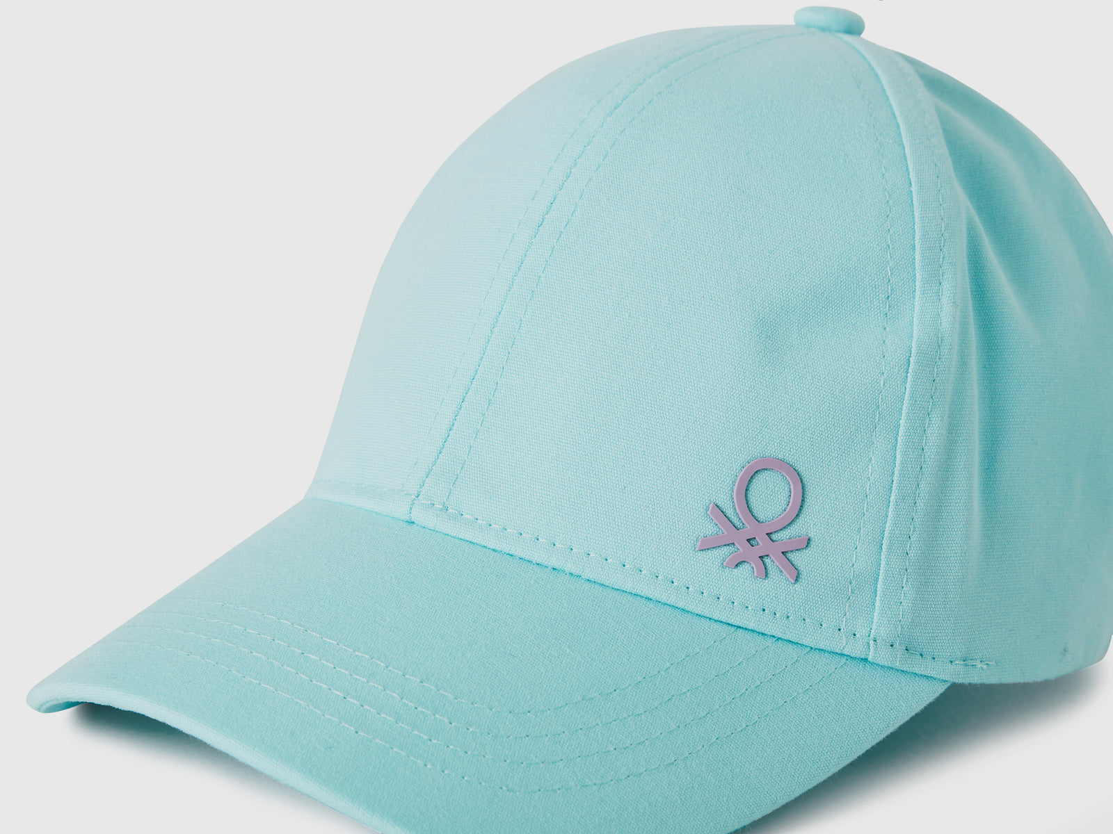 Cappellino con visiera da bimbo verde acqua 3 | Benetton Outlet