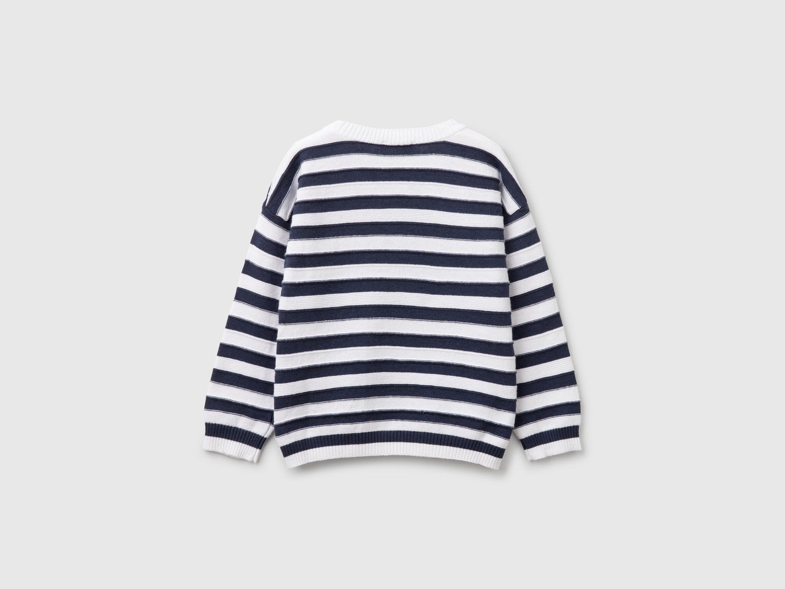 Maglia a righe in misto cotone da bimbo multi-color 2 | Benetton Outlet