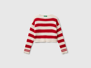 Maglia a righe bicolor