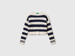 Maglia a righe bicolor