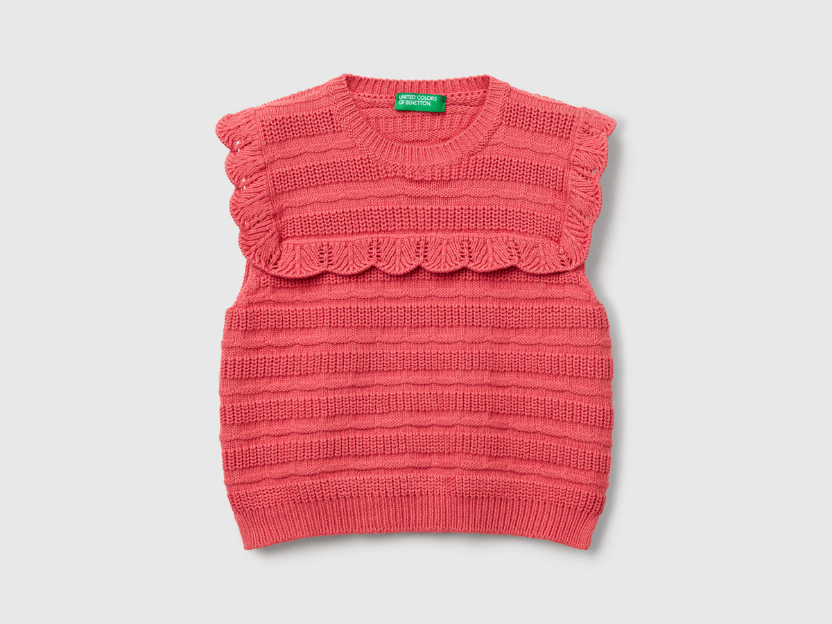 Gilet con balza