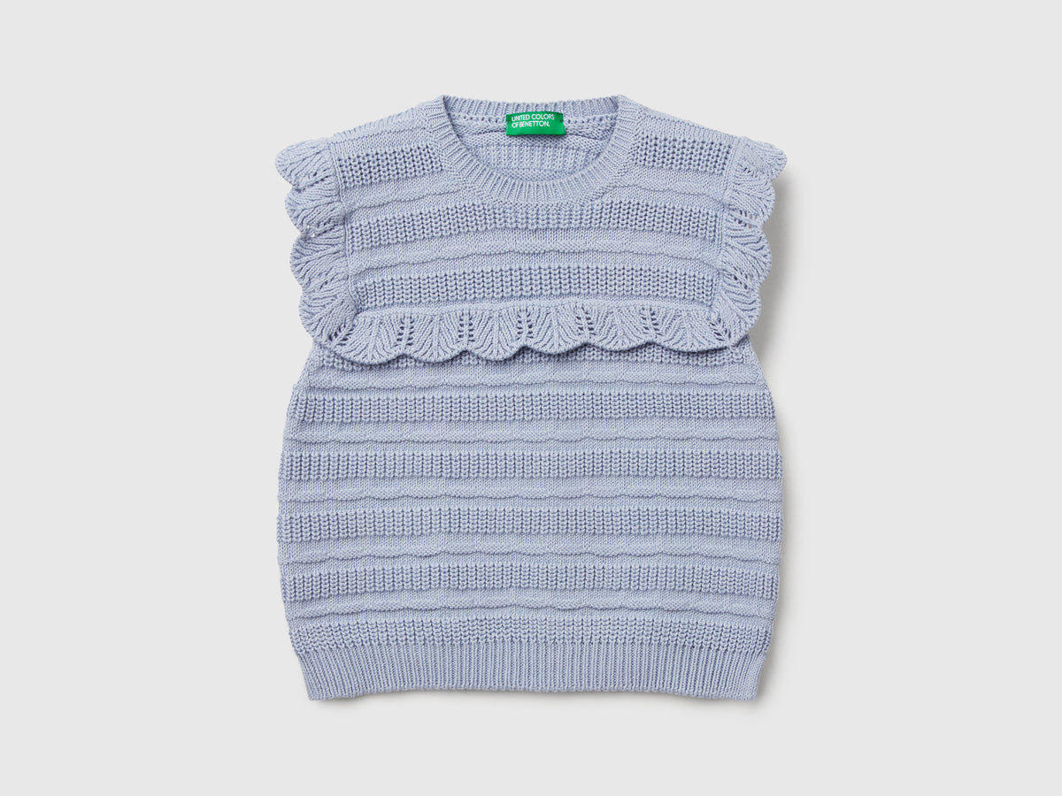 Gilet con balza