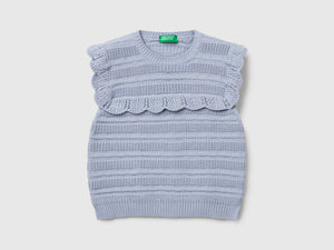 Gilet con balza