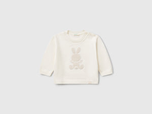 Maglia con patch coniglio