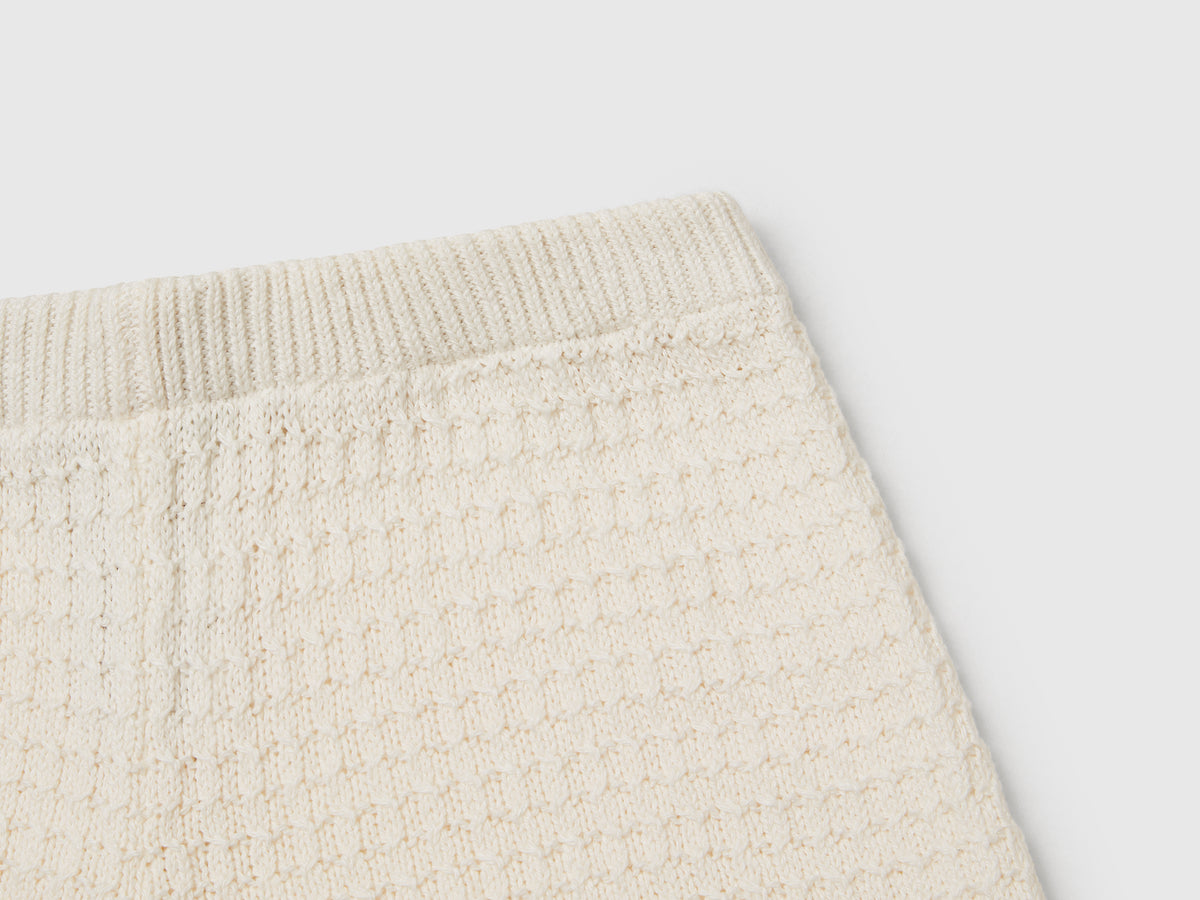 Shorts effetto crochet