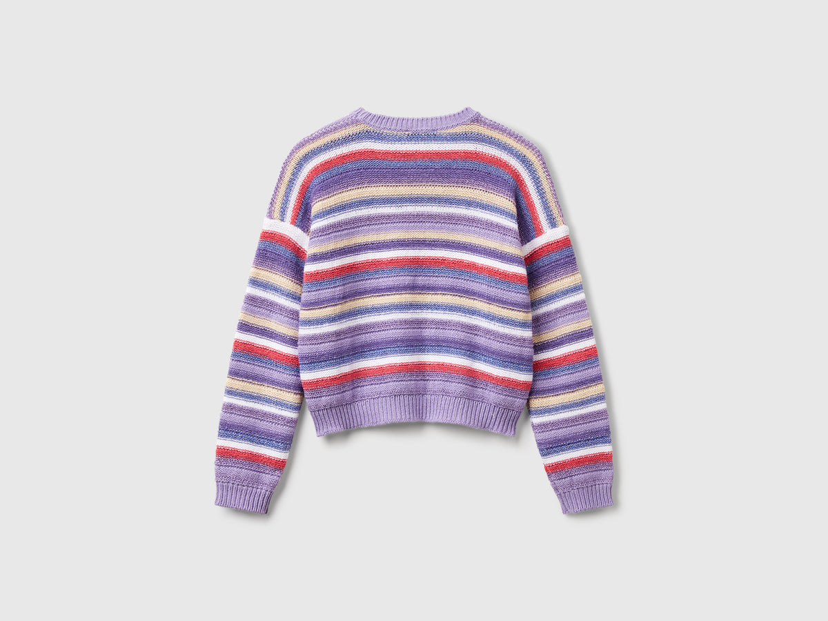 Maglia a righe con lurex