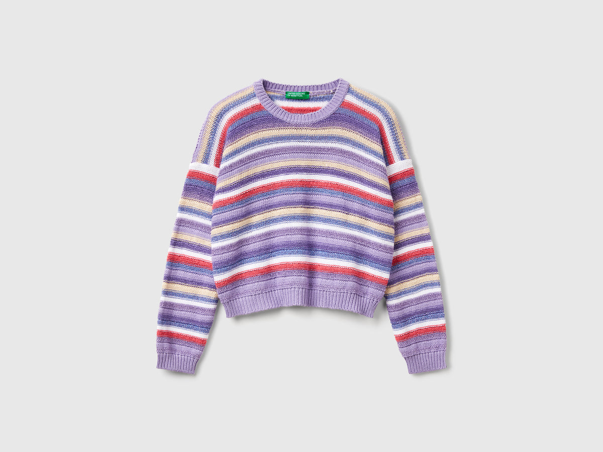 Maglia a righe con lurex