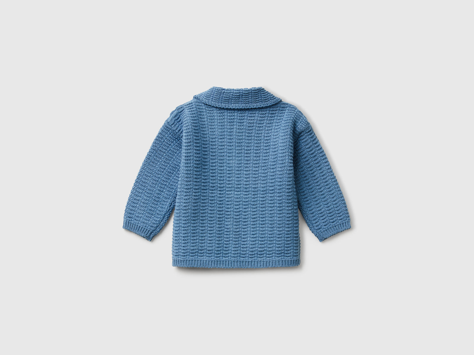 Cardigan con colletto da neonato avio 2 | Benetton Outlet