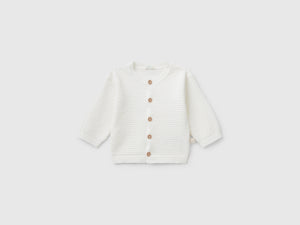 Cardigan lavorato 100% cotone