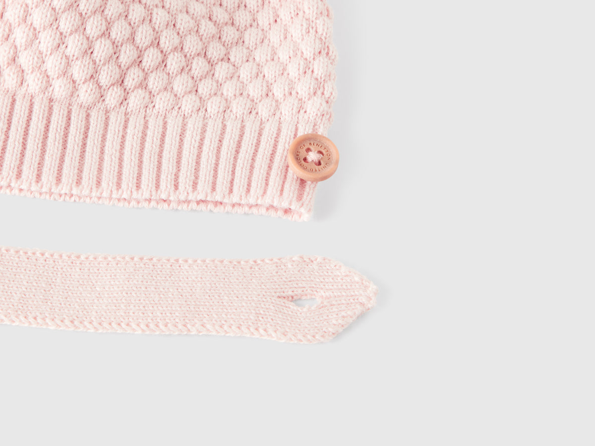 Cappellino lavorato 100% cotone