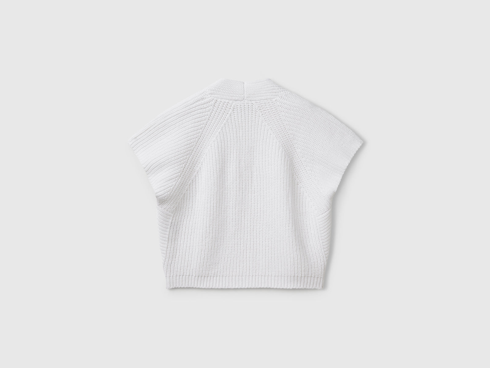 Cardigan a manica corta da bambina bianco 2 | Benetton Outlet
