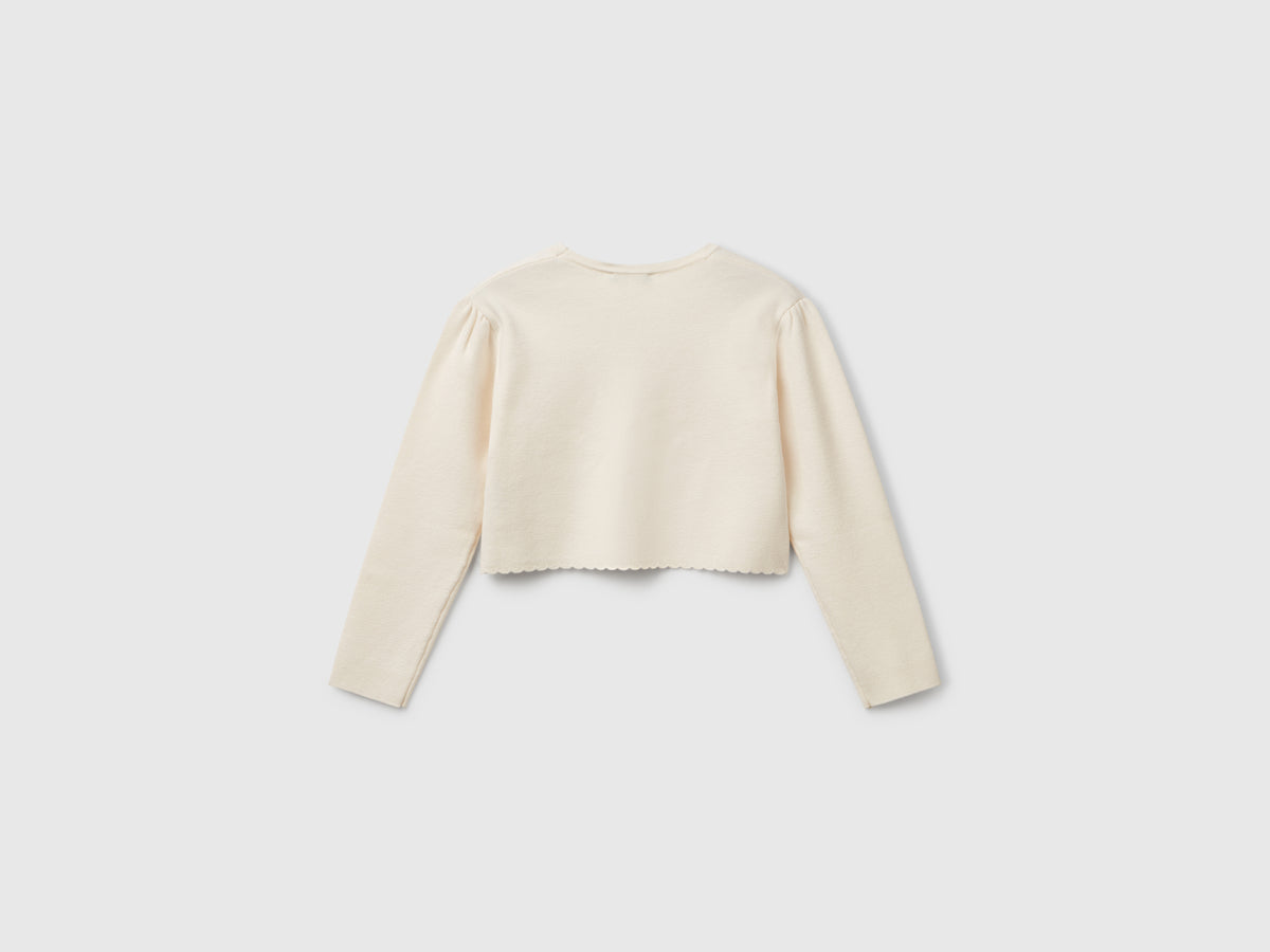 Cardigan con fiocchetti