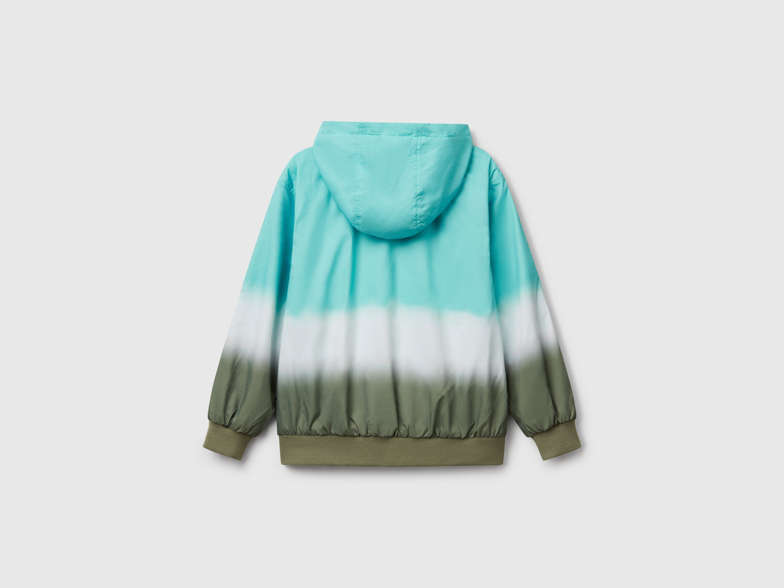 Giacca effetto sfumato da bambino verde acqua 2 | Benetton Outlet
