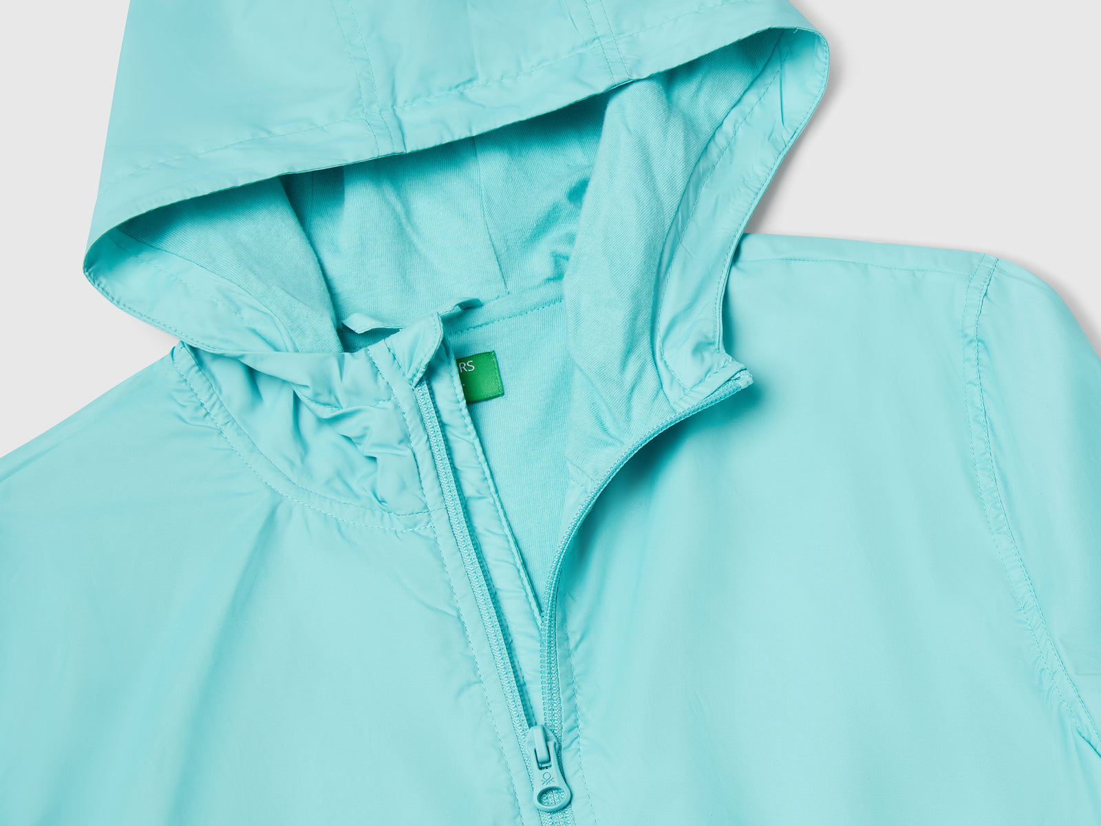 Giacca effetto sfumato da bambino verde acqua 3 | Benetton Outlet