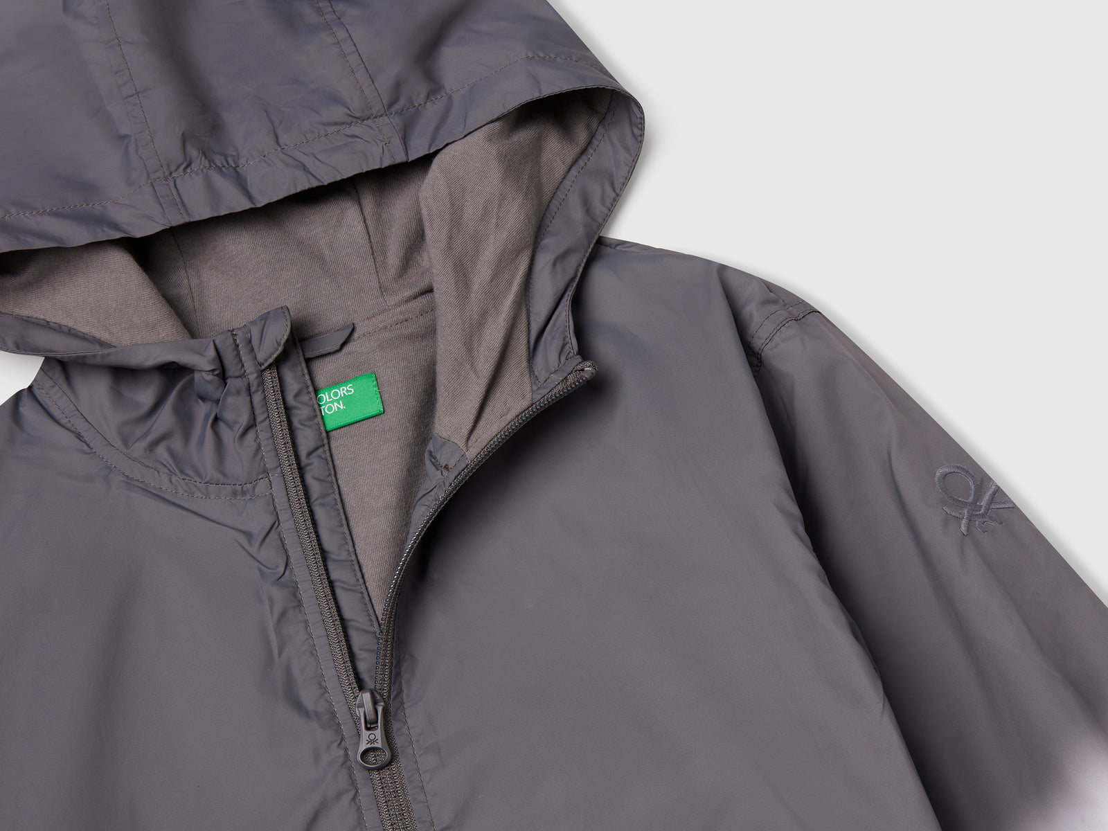Giacca effetto sfumato da bambino grigio 3 | Benetton Outlet