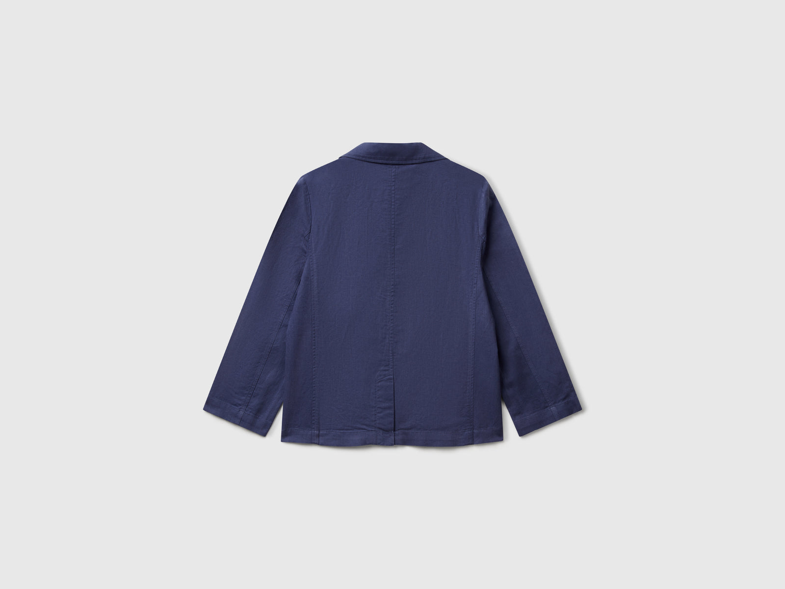 Blazer in misto lino da bambino avio 2 | Benetton Outlet