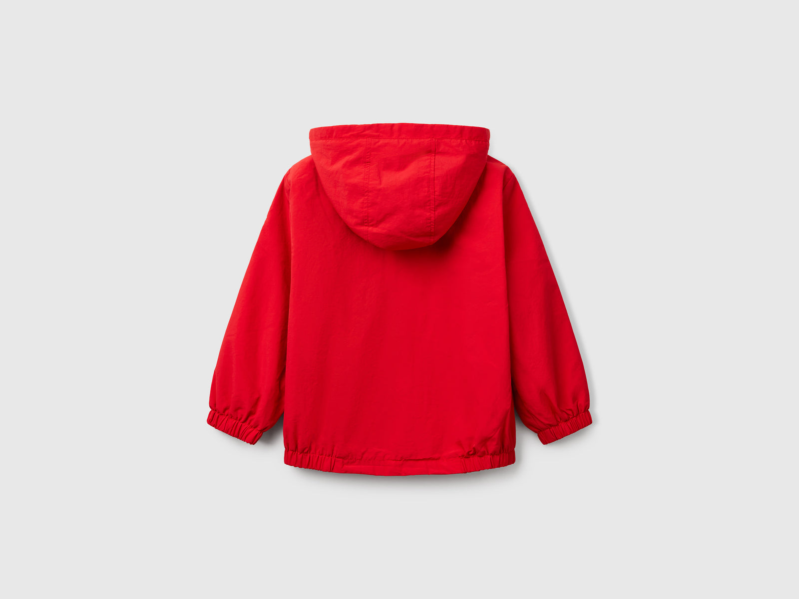 Giubbino con cappuccio da bimbo rosso 2 | Benetton Outlet
