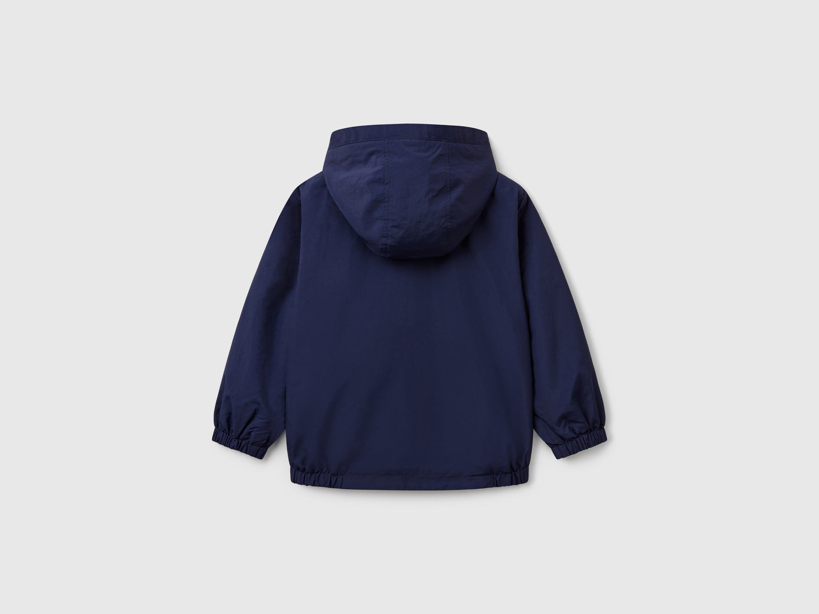 Giubbino con cappuccio da bimbo blu 2 | Benetton Outlet