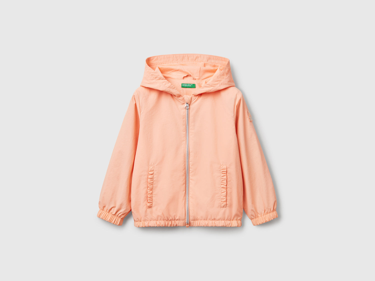 Giacca leggera "Rain Defender" da bimba pesca | Benetton Outlet