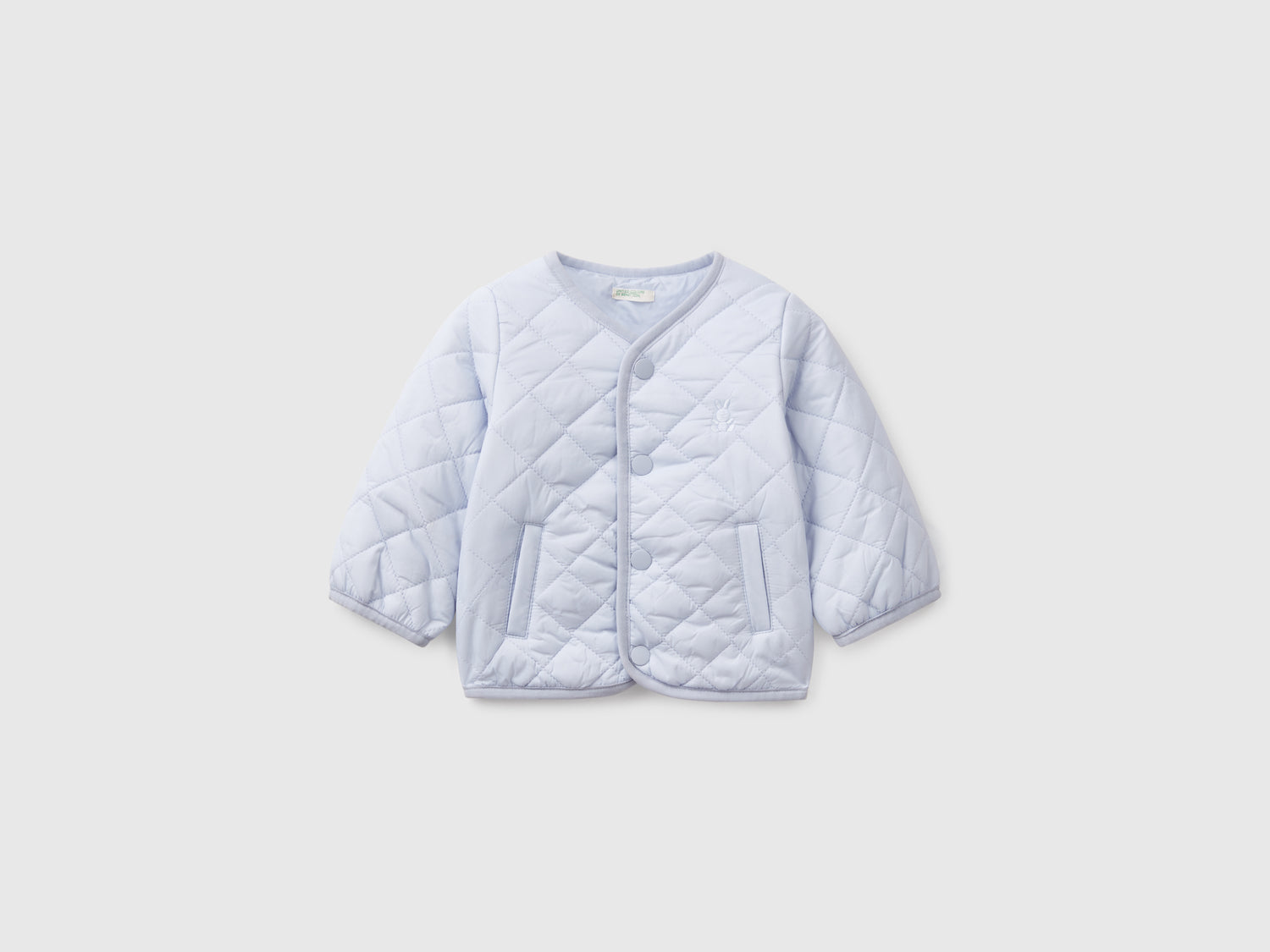 Giubbino trapuntato "Rain Defender" da neonato celeste | Benetton Outlet