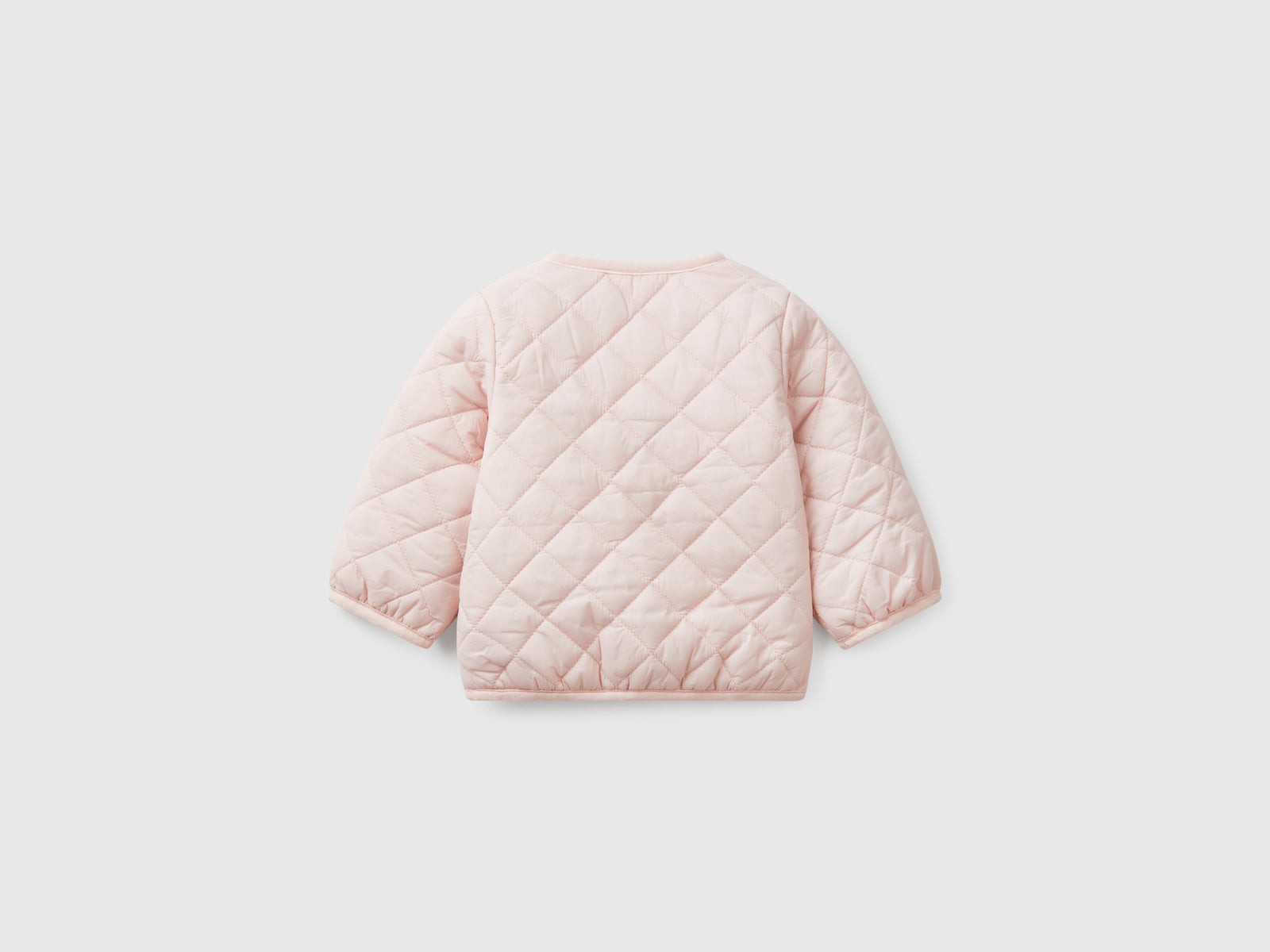 Giubbino trapuntato "Rain Defender" da neonato rosa tenue 2 | Benetton Outlet