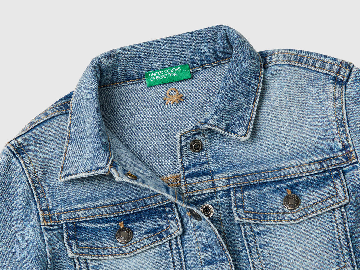 Giacca di jeans con rouches