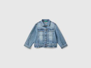 Giacca di jeans con rouches