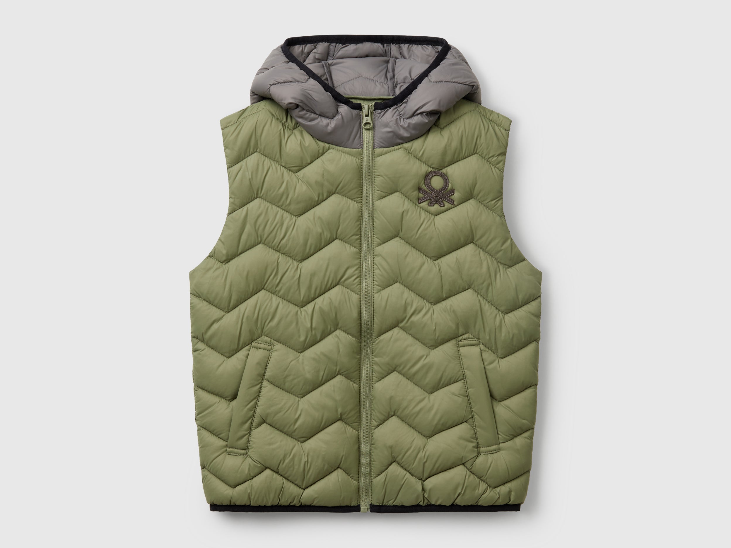 Tartan padded vest da bimbo multi-color | Benetton Outlet