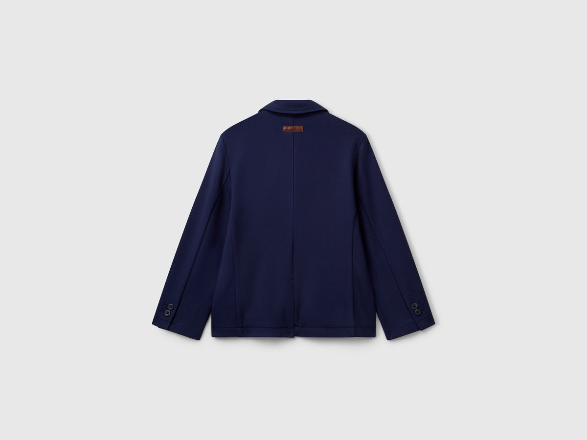 Blazer in misto viscosa
