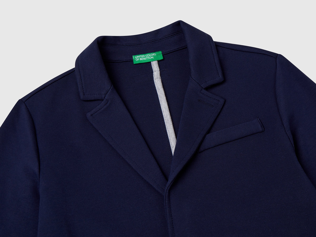 Blazer in misto viscosa