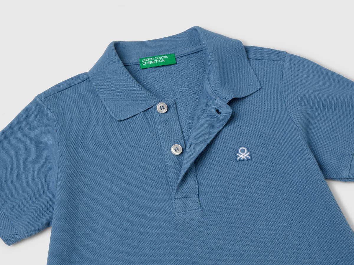 Polo manica corta in puro cotone