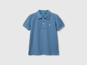 Polo manica corta in puro cotone