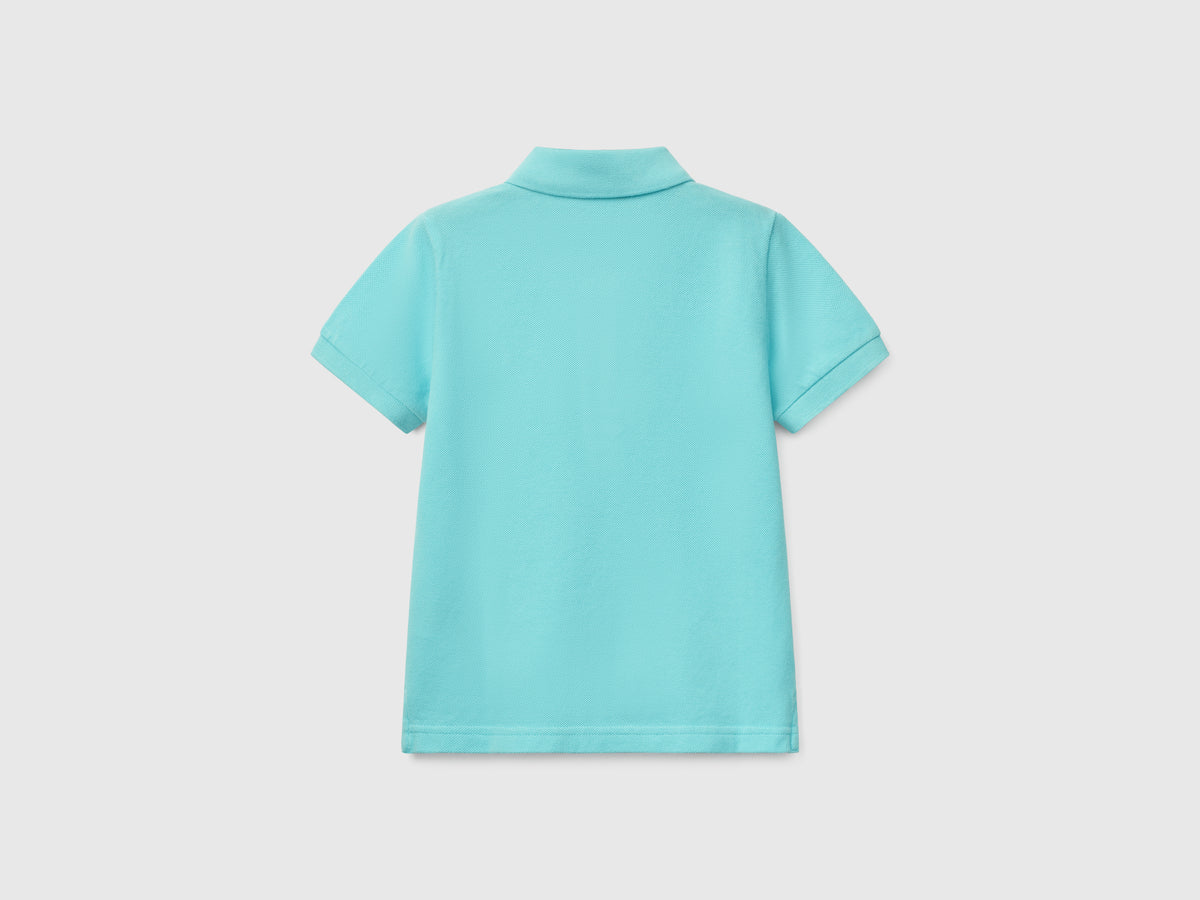 Polo manica corta in puro cotone