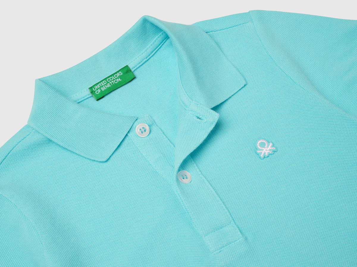 Polo manica corta in puro cotone