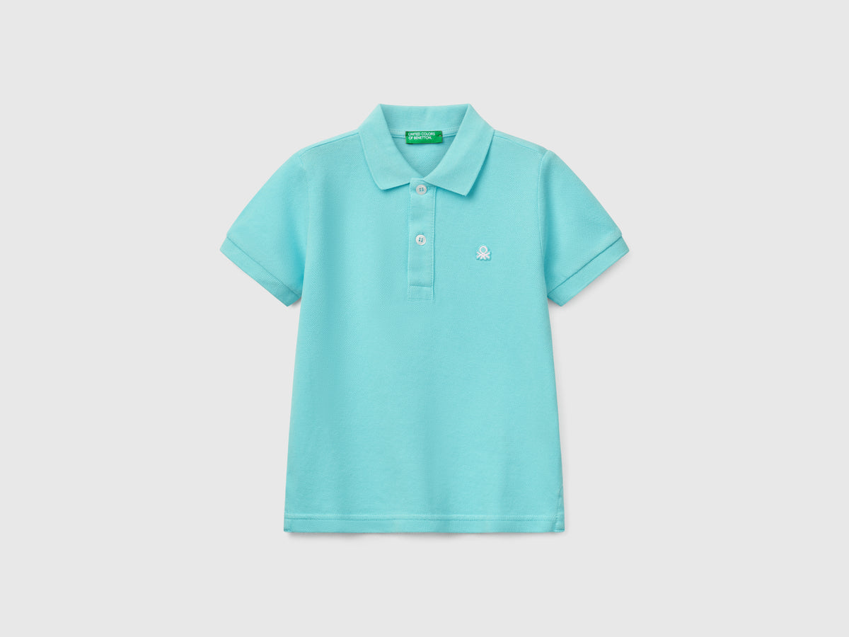 Polo manica corta in puro cotone