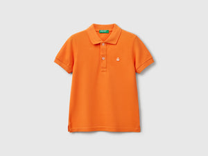 Polo manica corta in puro cotone