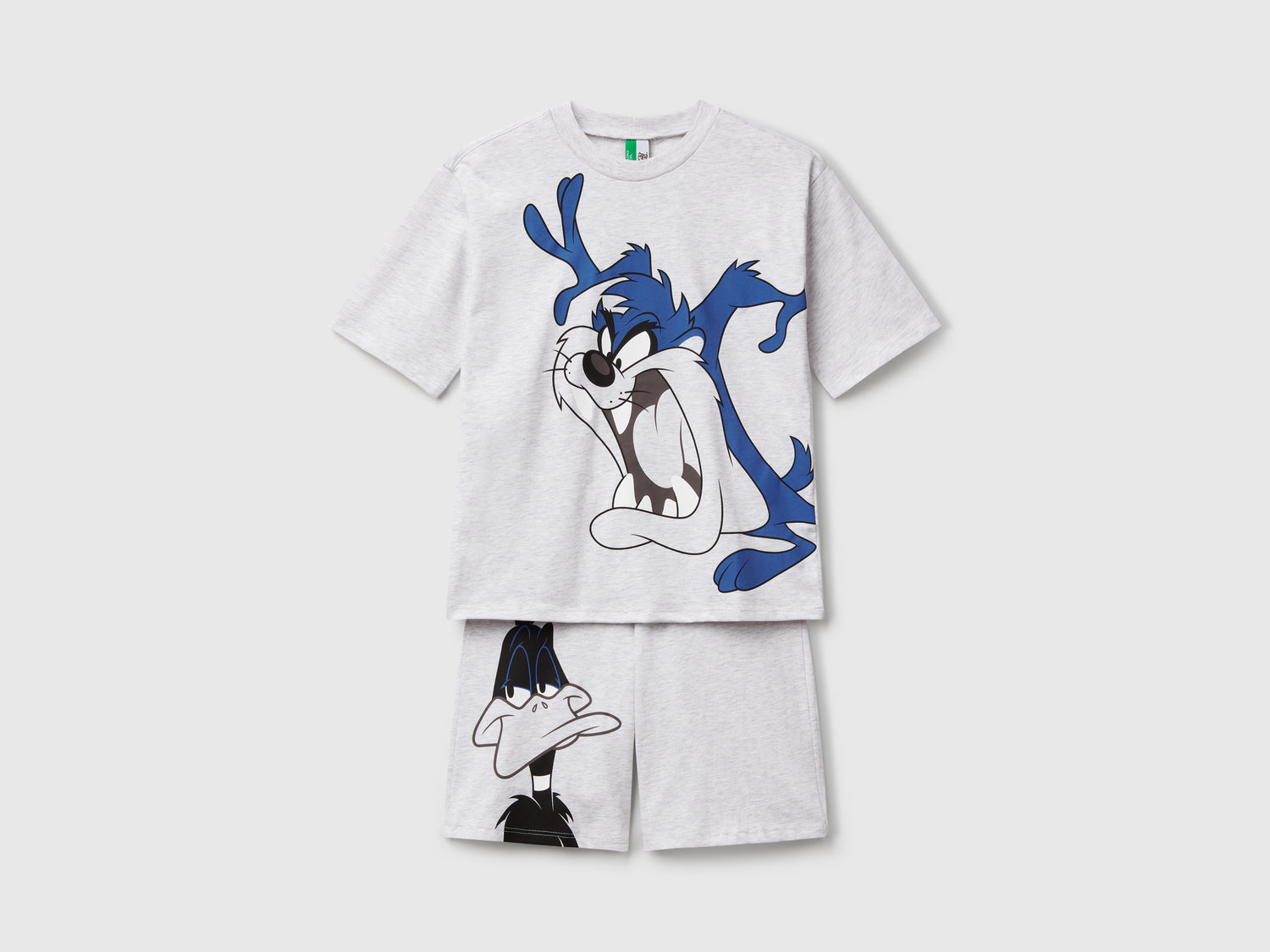 Pigiama corto ©Looney Tunes da bambino grigio chiaro | Benetton Outlet