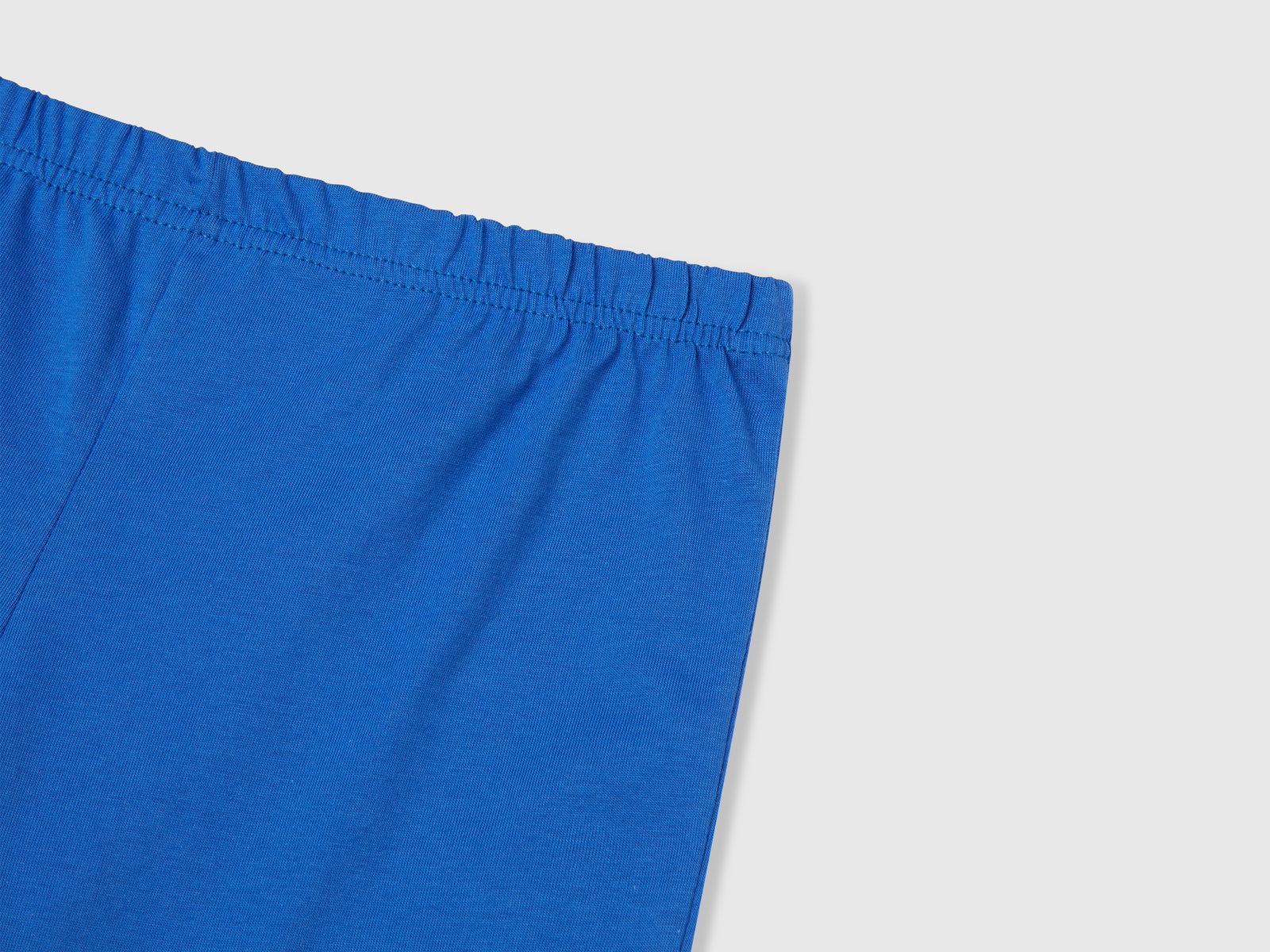Pigiama con logo 100% cotone da bambino blu 3 | Benetton Outlet